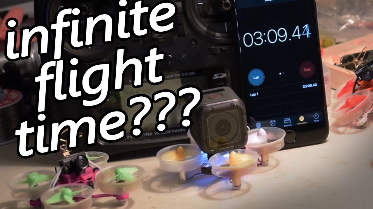longer TINY WHOOP flight with the LVC mod!