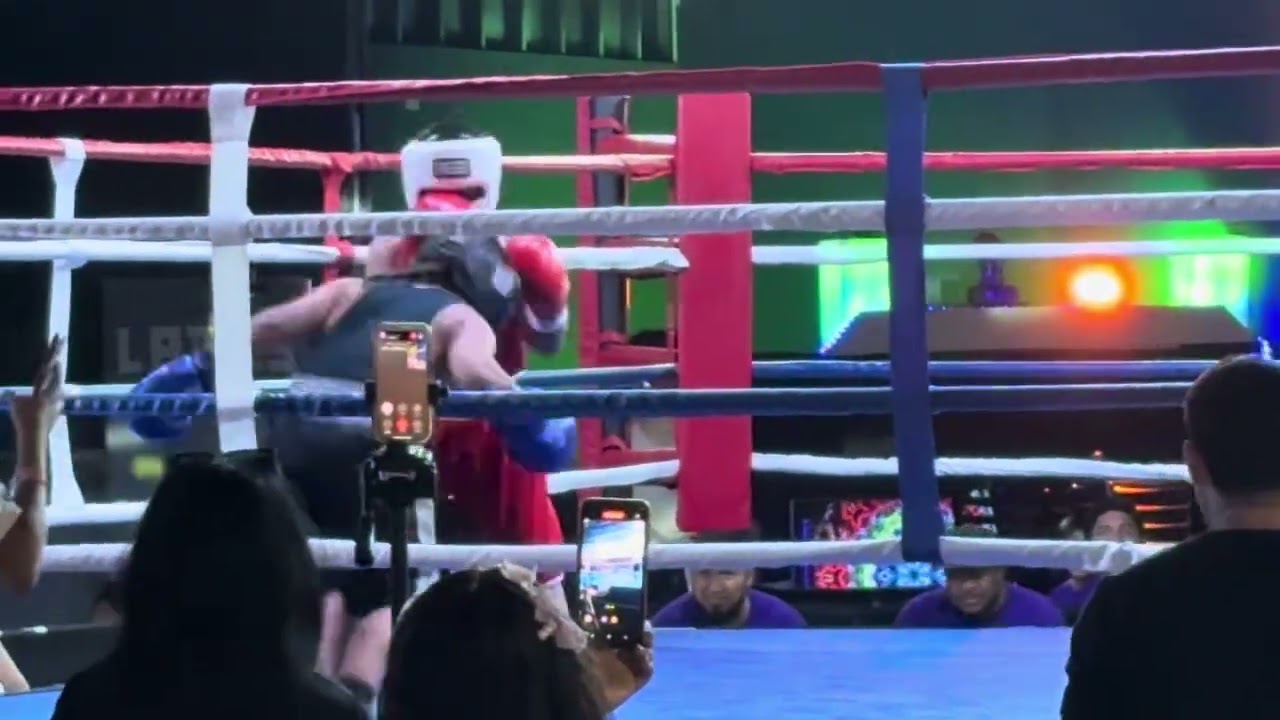 A boxing match in my dad’s event center