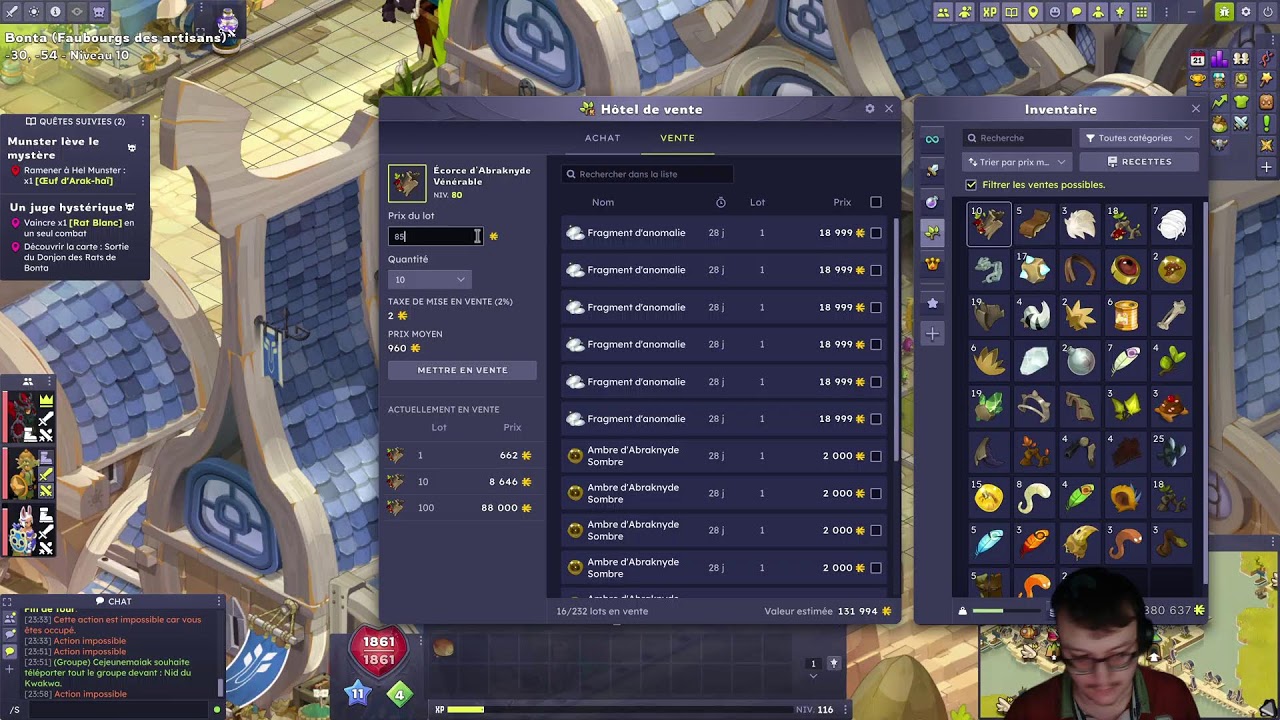 L'aventure dofus en nocturne!