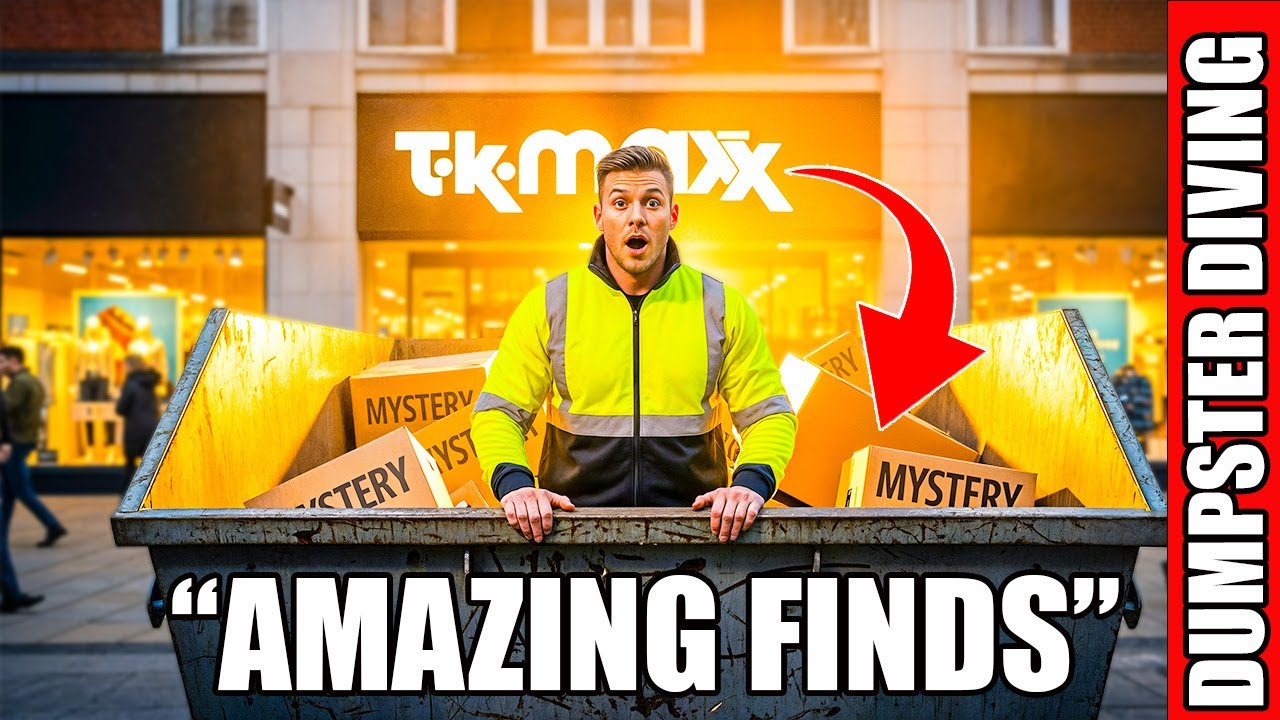 😲MEGA FIND IN UK RETAIL PARK SKIPS😲, DUMPSTER DIVING UK