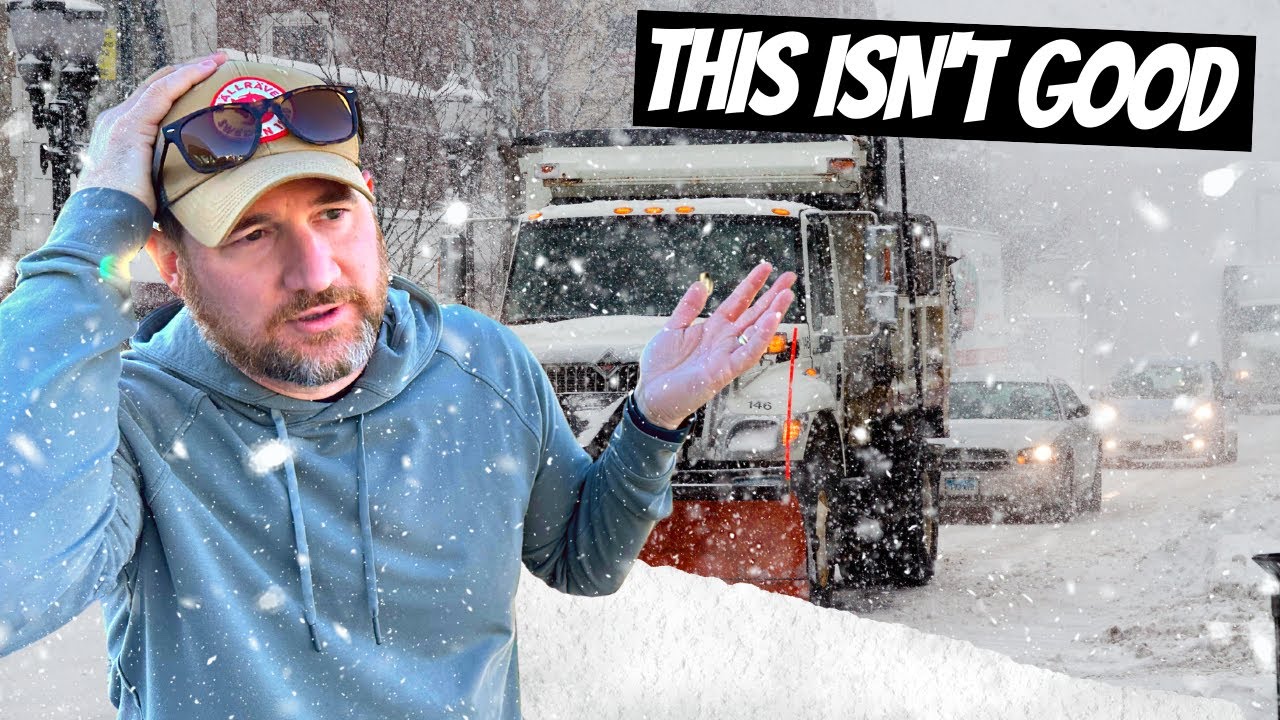 We drove right into a SNOWSTORM with our RV Van!