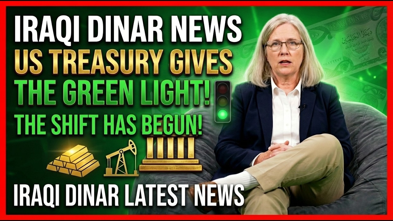 Iraqi Dinar  US Treasury Gives the Green Light The Shift Has Begun!