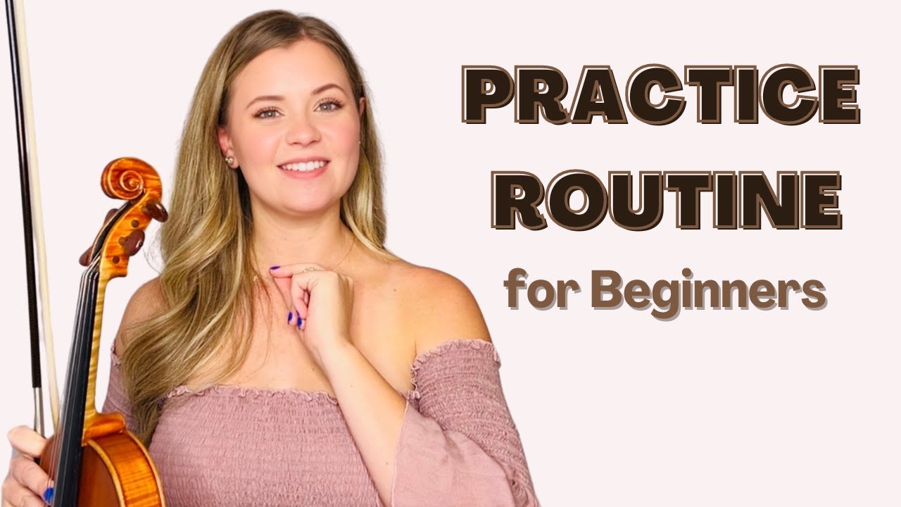 My Favorite Practice Routine for Beginner Violinists | Developing Beautiful Bow and Violin Technique