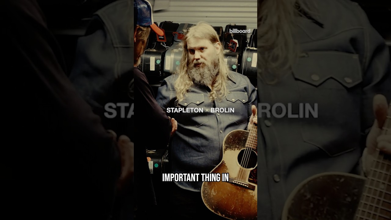 Chris Stapleton Shows Josh Brolin the Most Valuable Guitar He Owns | Billboard #Shorts