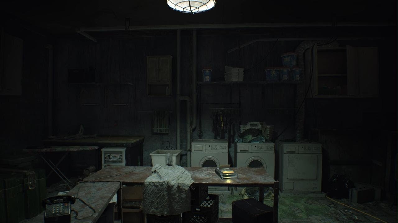 Resident Evil 7 laundry room ambience