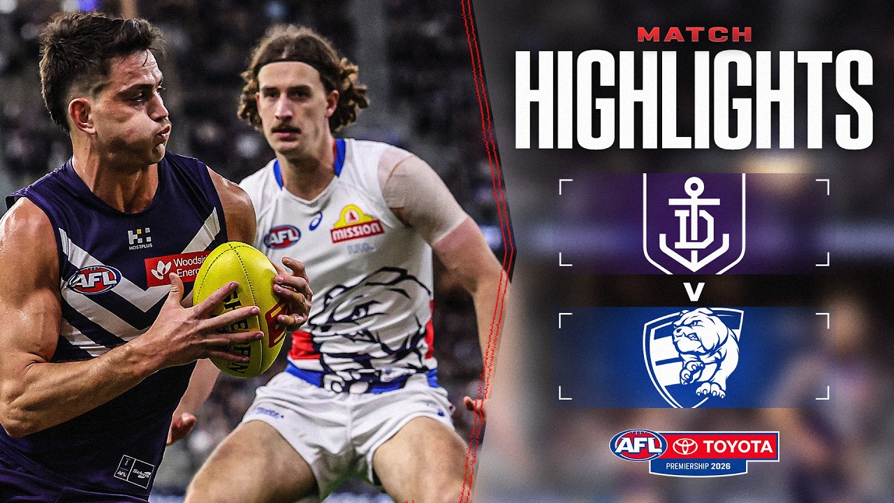 Fremantle v Western Bulldogs Highlights | Round 21, 2026 | AFL