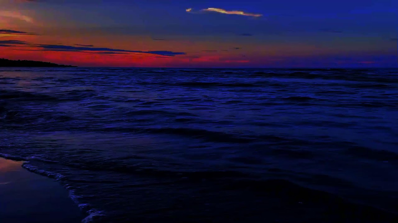 Soft Ocean Waves for Deep Sleep | Peaceful Beach Night Ambience