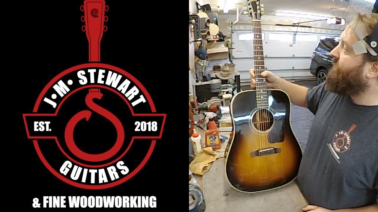 Set-up work on 1992 Gibson J-30