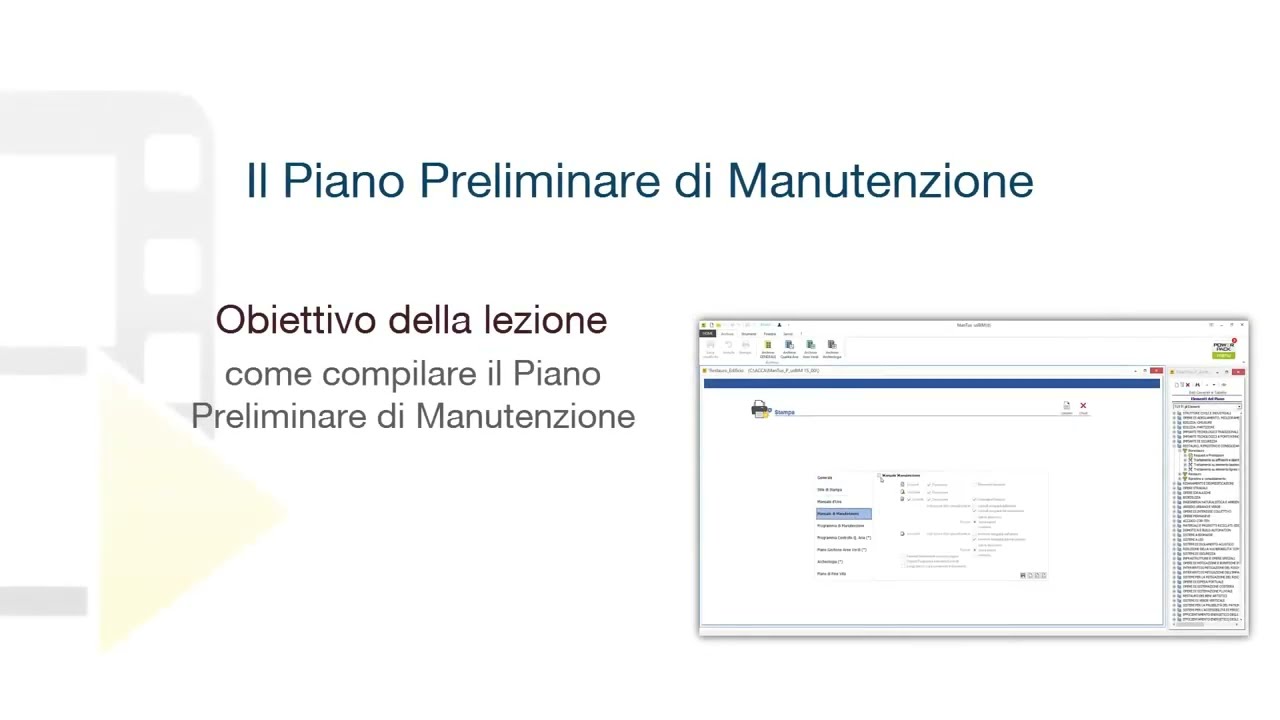 Tutorial ManTus-P - Il Piano Preliminare di Manutenzione - ACCA software