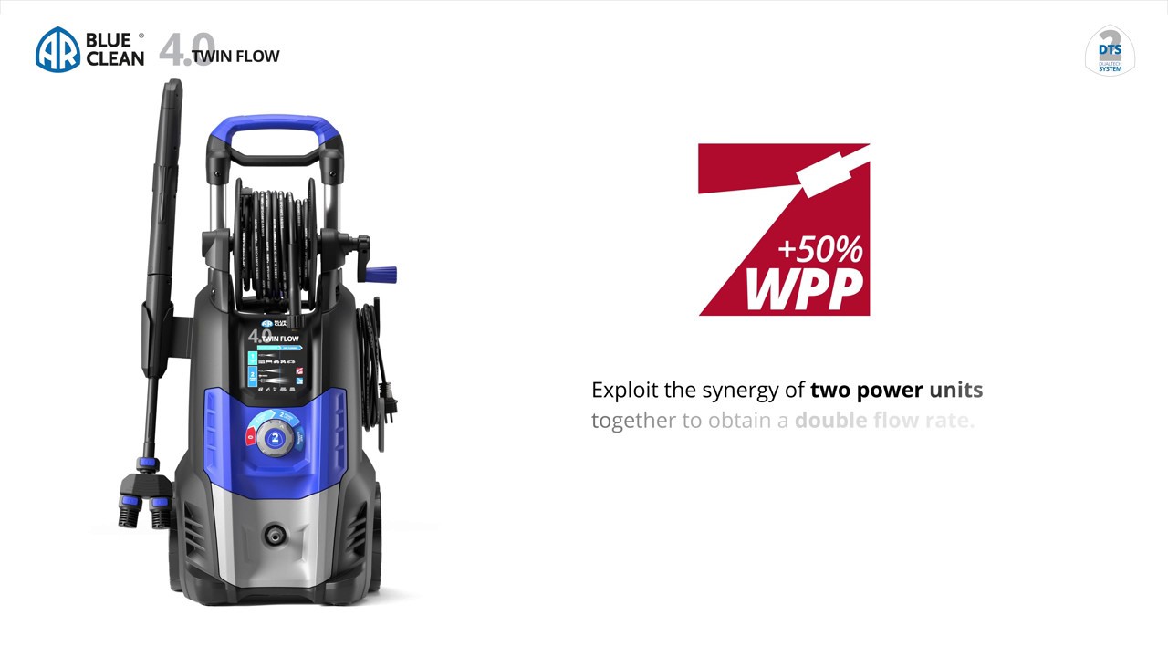 AR BLUE CLEAN - 4 0 TWIN FLOW - HIGH PRESSURE WASHER