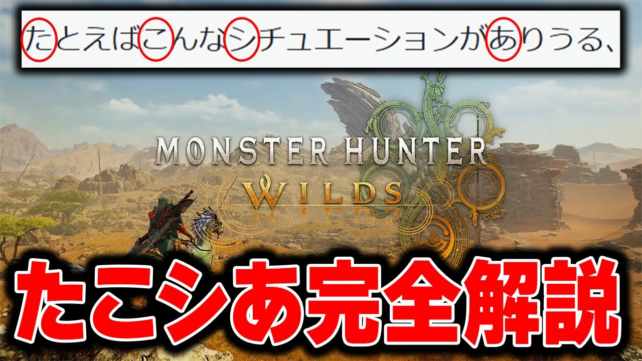 『たこシあ』の真理にたどりついたので解説しつつ改善点を話す【モンハンワイルズ】