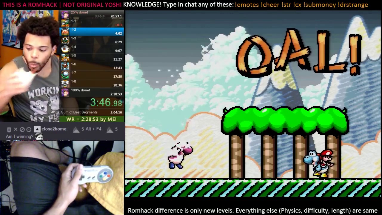 Golden Yoshi Island SPEEDRUN (100% in 2:25:32) [obsolete WR]