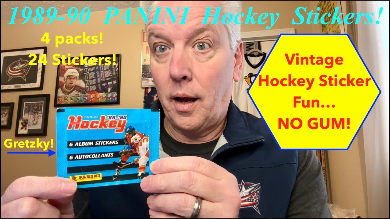 89-90 PANINI Hockey Stickers, 4 Pack Break! WOW, 37 years old in 2026! #hockeycards #gretzky #nhl