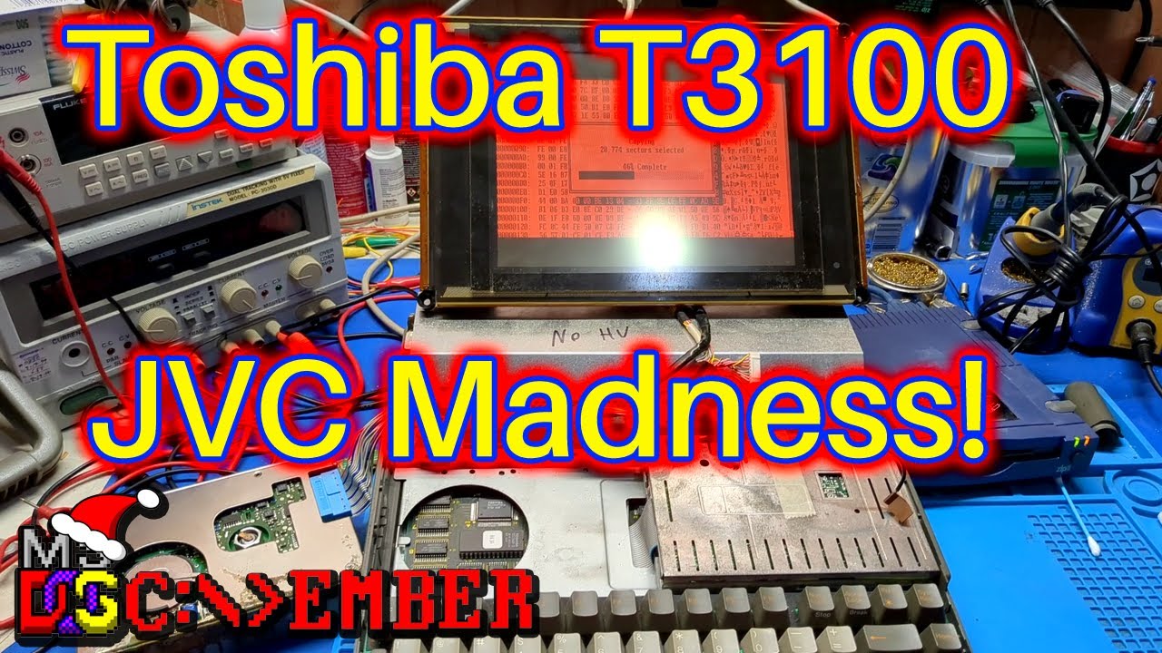 Toshiba T3100 Repair Madness