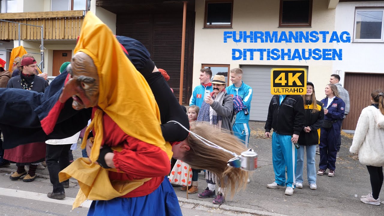 Fasnet Umzug in Dittishausen, Fuhrmannstag Teil 2