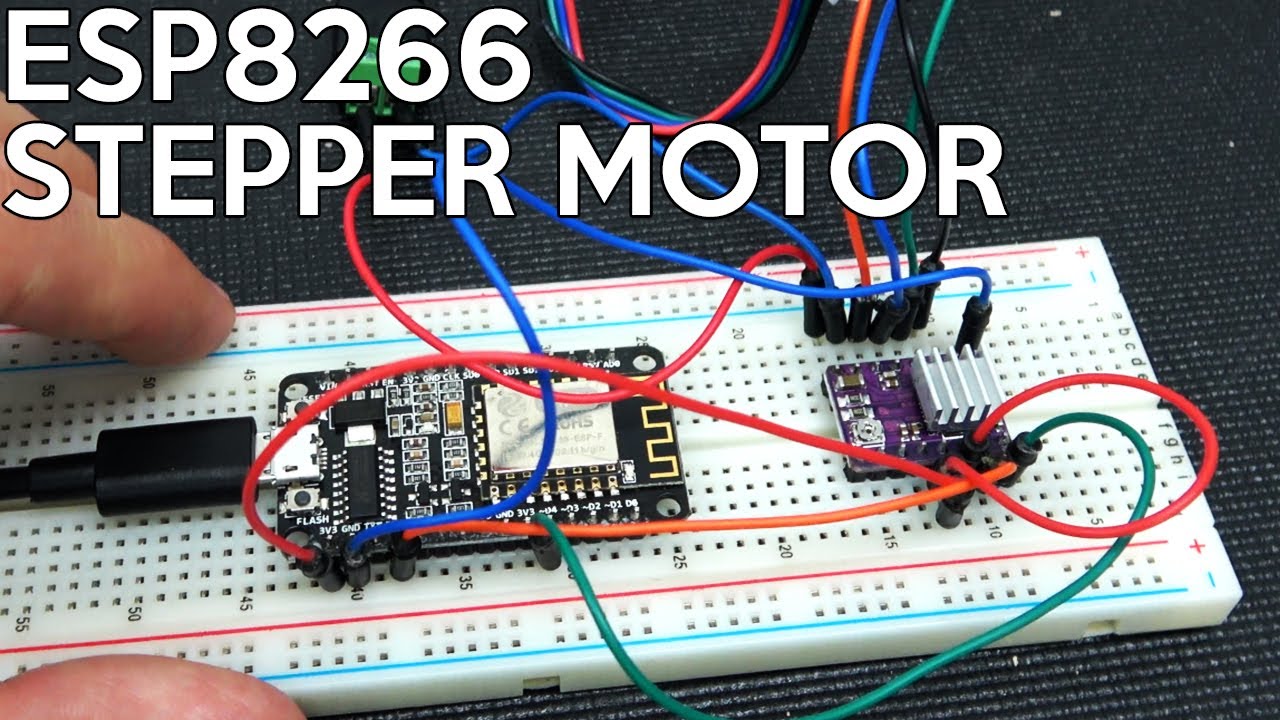 Rideaux Automatisés Ép.1: Test ESP8266 + Moteur pas à pas