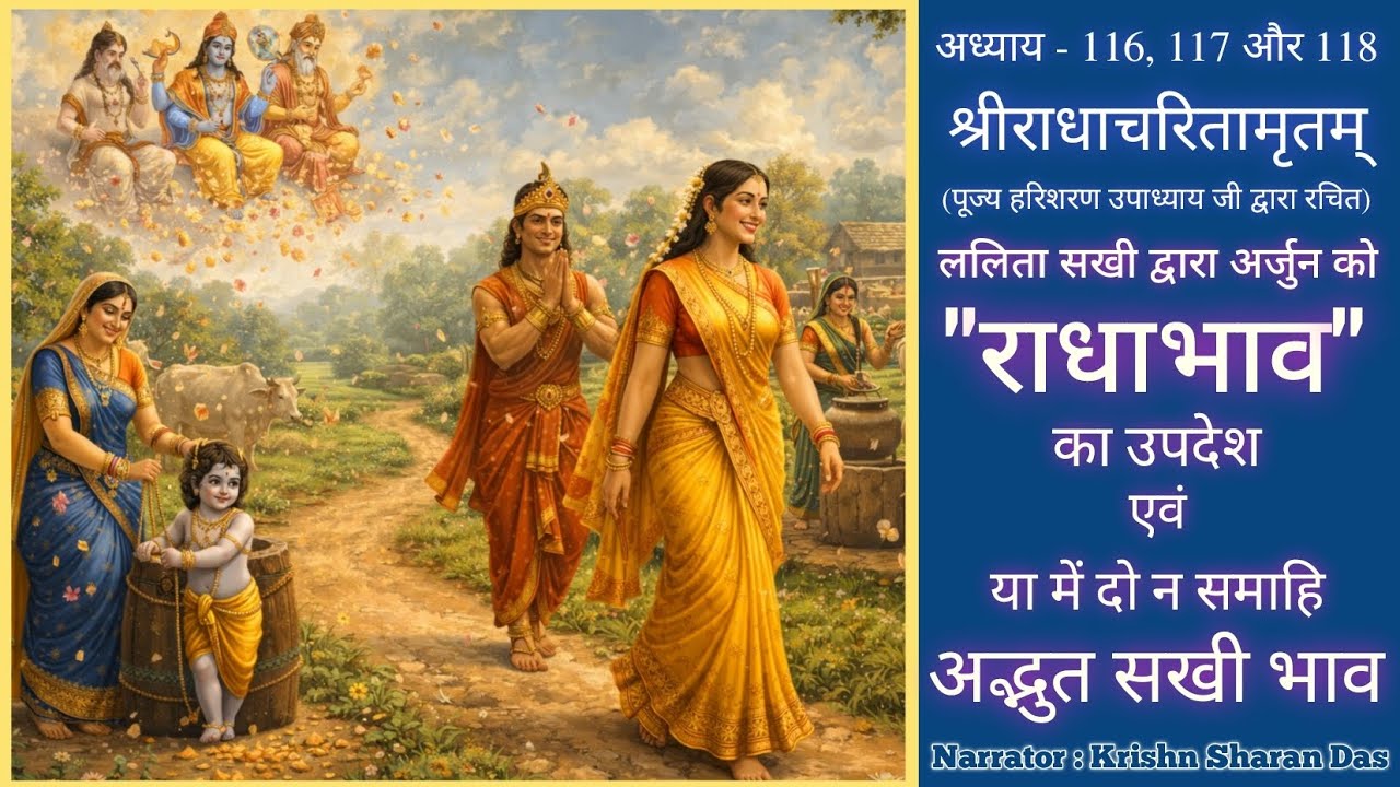 राधा महाभाव की महिमा | सखी भाव की महिमा | ललिता सखी का वरदान | अर्जुन का गोलोक और कुंज दर्शन