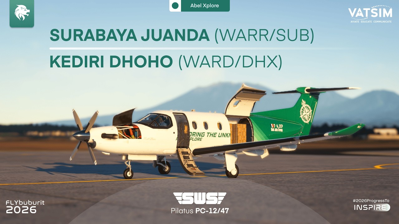 🔴 Microsoft Flight Simulator: FLYbuburit Series - Surabaya to Kediri | VATSIM Livestream 🔴