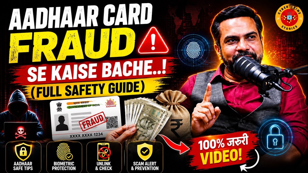 How to protect yourself from Aadhaar Card fraud..! (Full Safety Guide) | Cyber ​​crime | Cyber ​​...