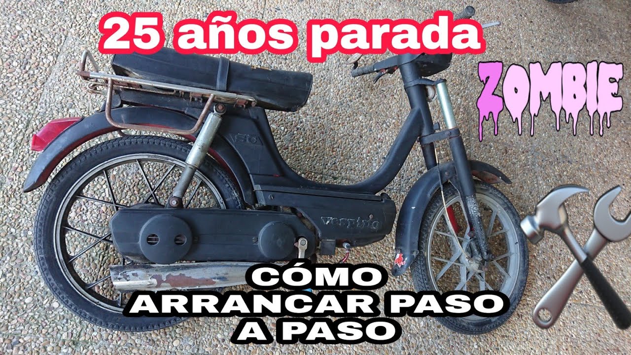 CÓMO ARRANCAR MOTO VESPINO PARADA 25 AÑOS ⚡ TODOS LOS PASOS 🛠️ MECÁNICA BÁSICA😊