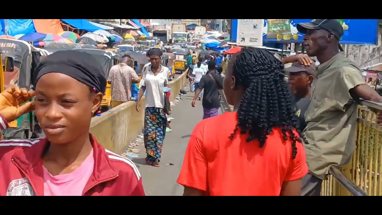 Waterside market in Monrovia-Liberia,  July 5, 2024
