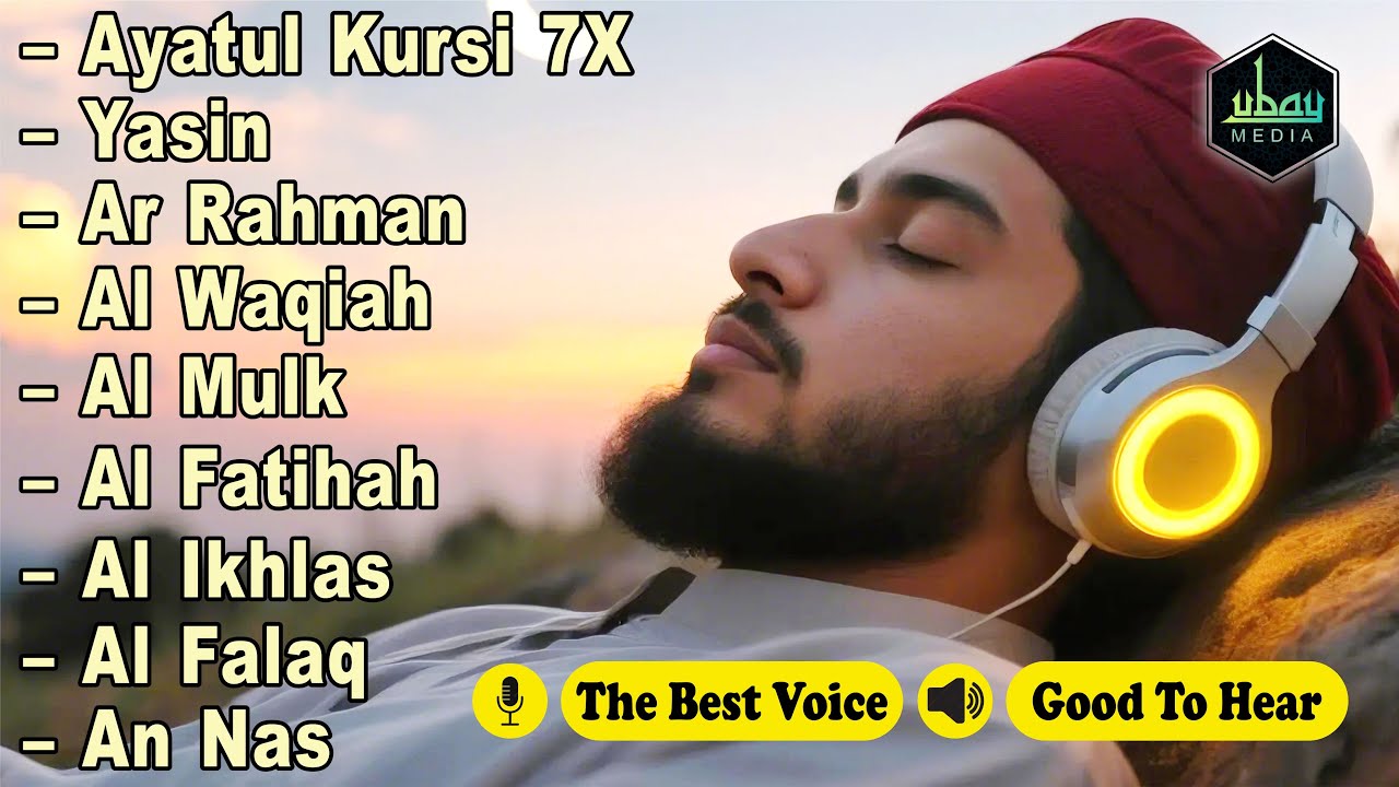 Powerful Quran Recitation for Night | Ayatul Kursi, Yassen, Waqiah, Surah Rahman, Mulk by Alaa Aqel