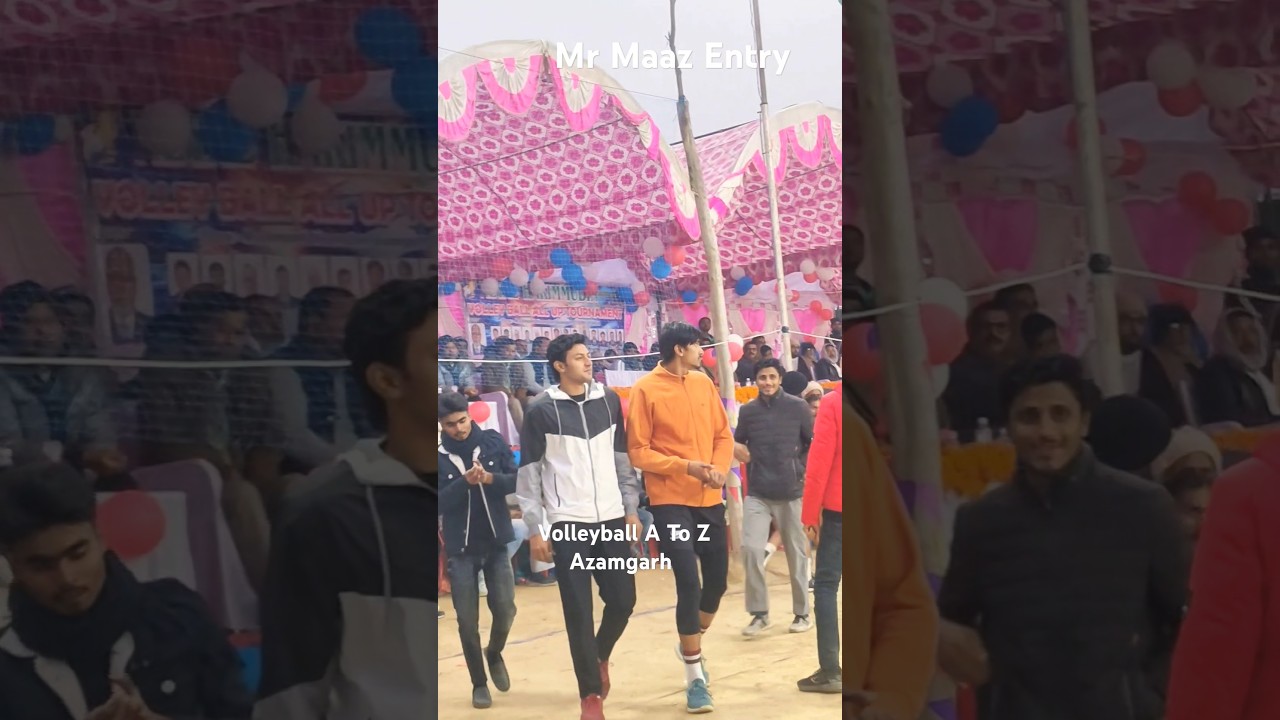 Mr Maaz Entry Volleyball Ground Muslim patti