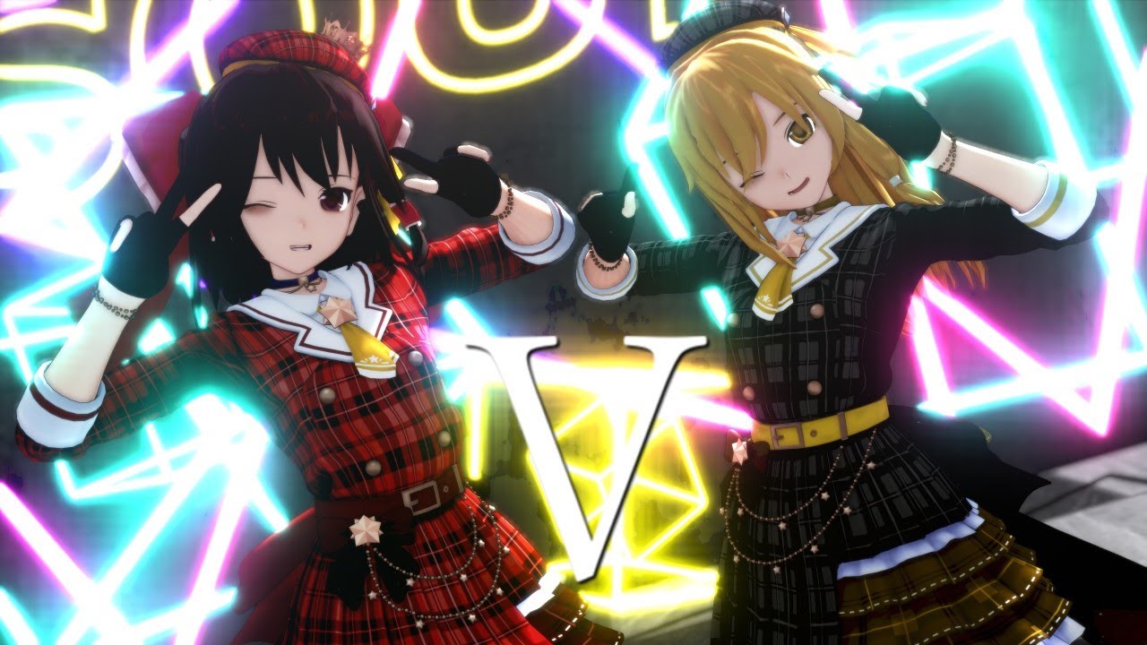 【東方MMD】アイドルっぽいレイマリで V