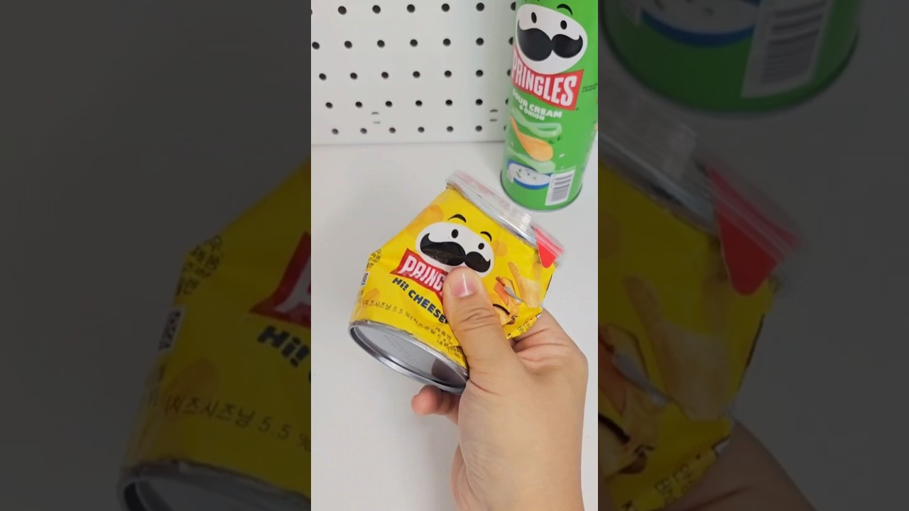 DIY Pringles Squishy ✂️ 프링글스 스퀴시 만들기 #diy #squishy #pringles #cute #recycling
