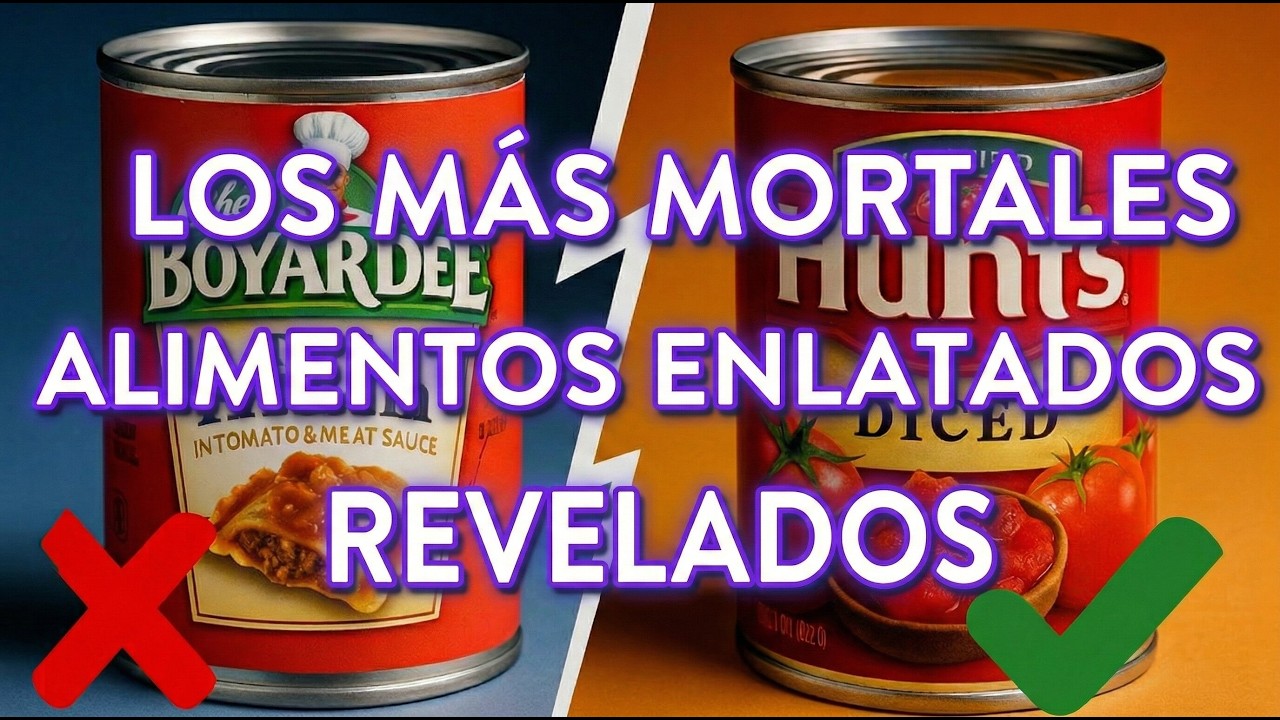 7 alimentos enlatados que debe EVITAR a toda costa (y 2 que REALMENTE son seguros)