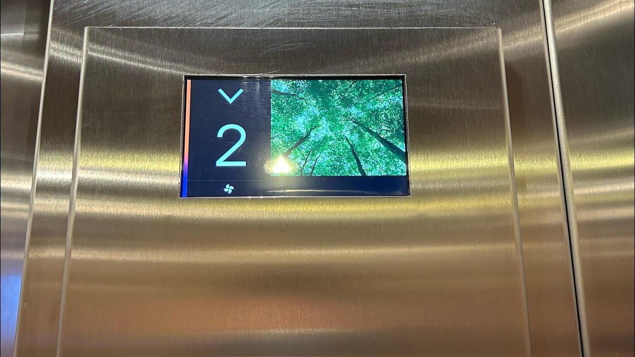 Brand New TKE EOX Traction Elevators At The Courtyard By Marriott In Kodak TN