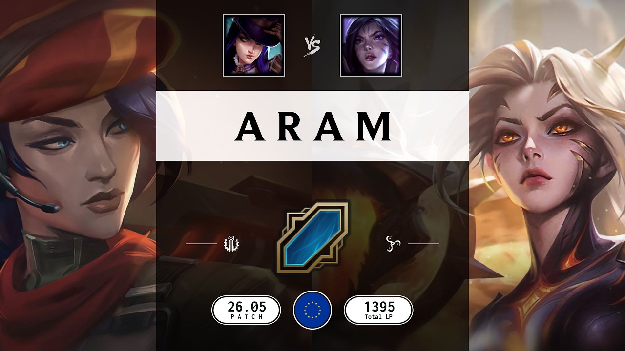 ARAM Match: Caitlyn vs Kai'Sa - EUW server Patch 26.05