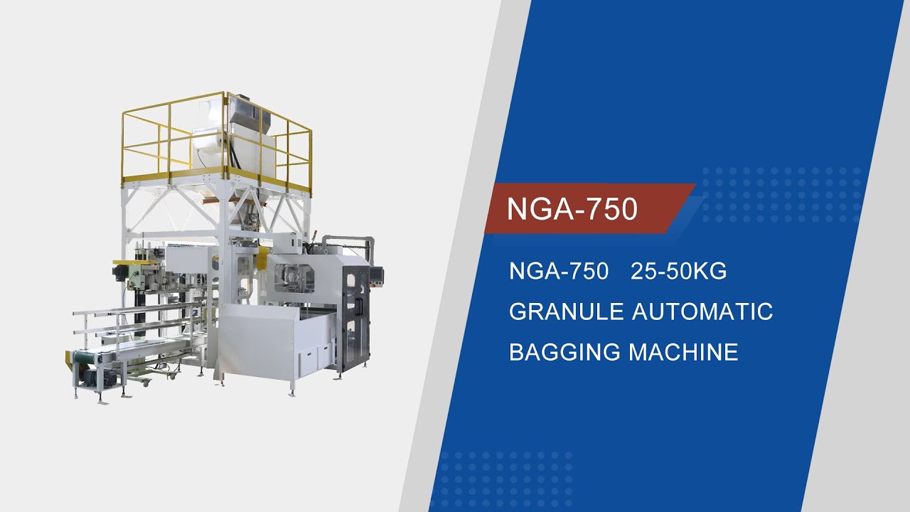 NGA-750 25-50 kg Automatic animal feed open mouth bagging machine