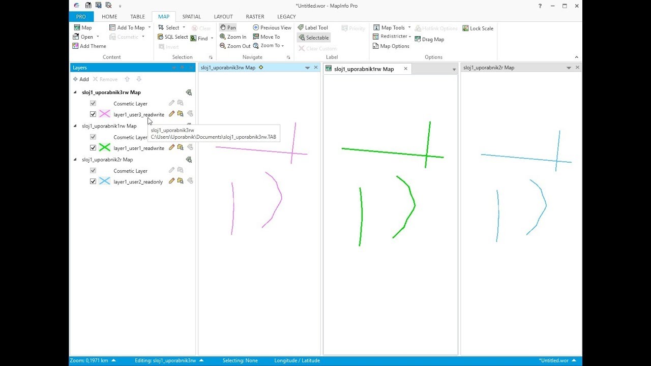 MapInfo Pro multiuser editing (PostgreSQL/PostGIS)