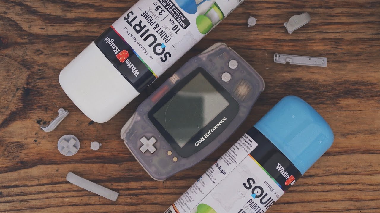 Custom Painting a Game Boy Advance - Teardown, Paint & Clean