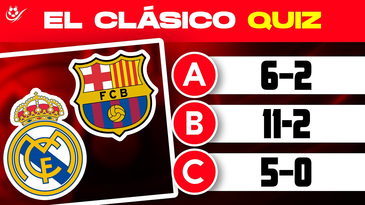 How Much Do You Know About El Clásico | Football Quiz