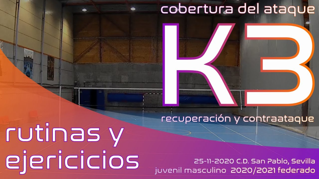 K3 Cobertura del ataque. Rutinas y ejercicios.