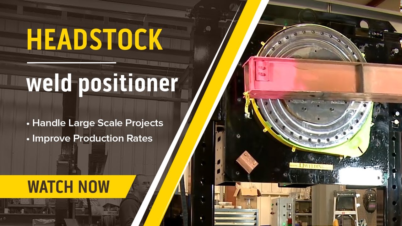 Headstock Welding Positioner Ideal for Heavy Duty Loads