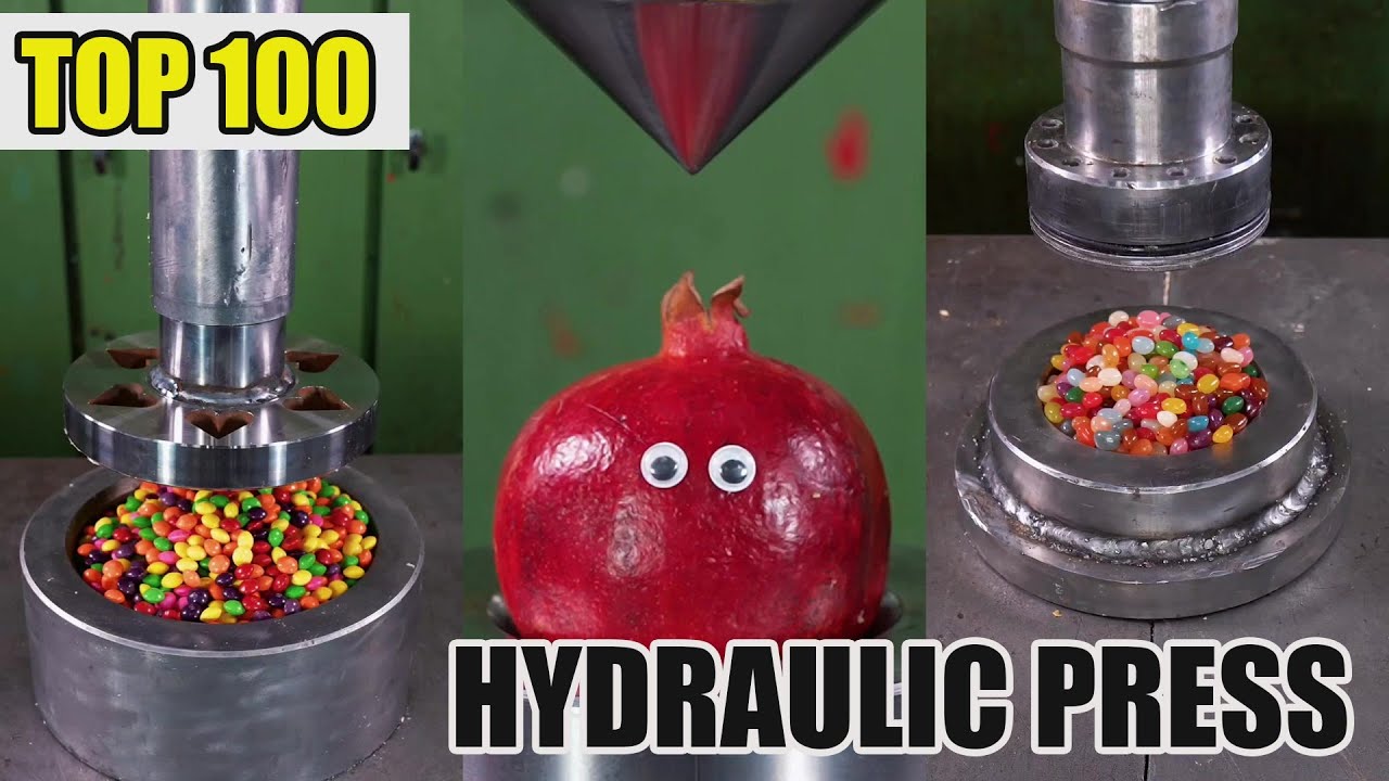 Top 100 Most Satisfying Hydraulic Press Crushes | Ultimate Crushing Moments Compilation 