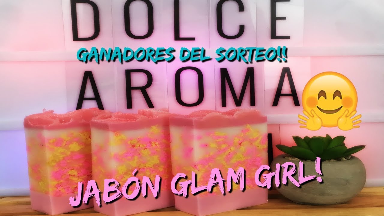 Jabón de Glicerina Pink Type / Ganadores de Sorteo de 100 Suscriptores!!