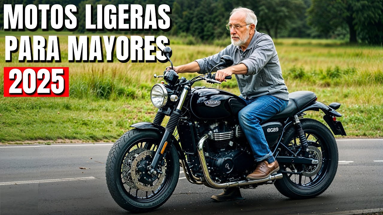 ¡Las 12 MEJORES Motocicletas Ligeras Para Conductores Mayores en este 2025!