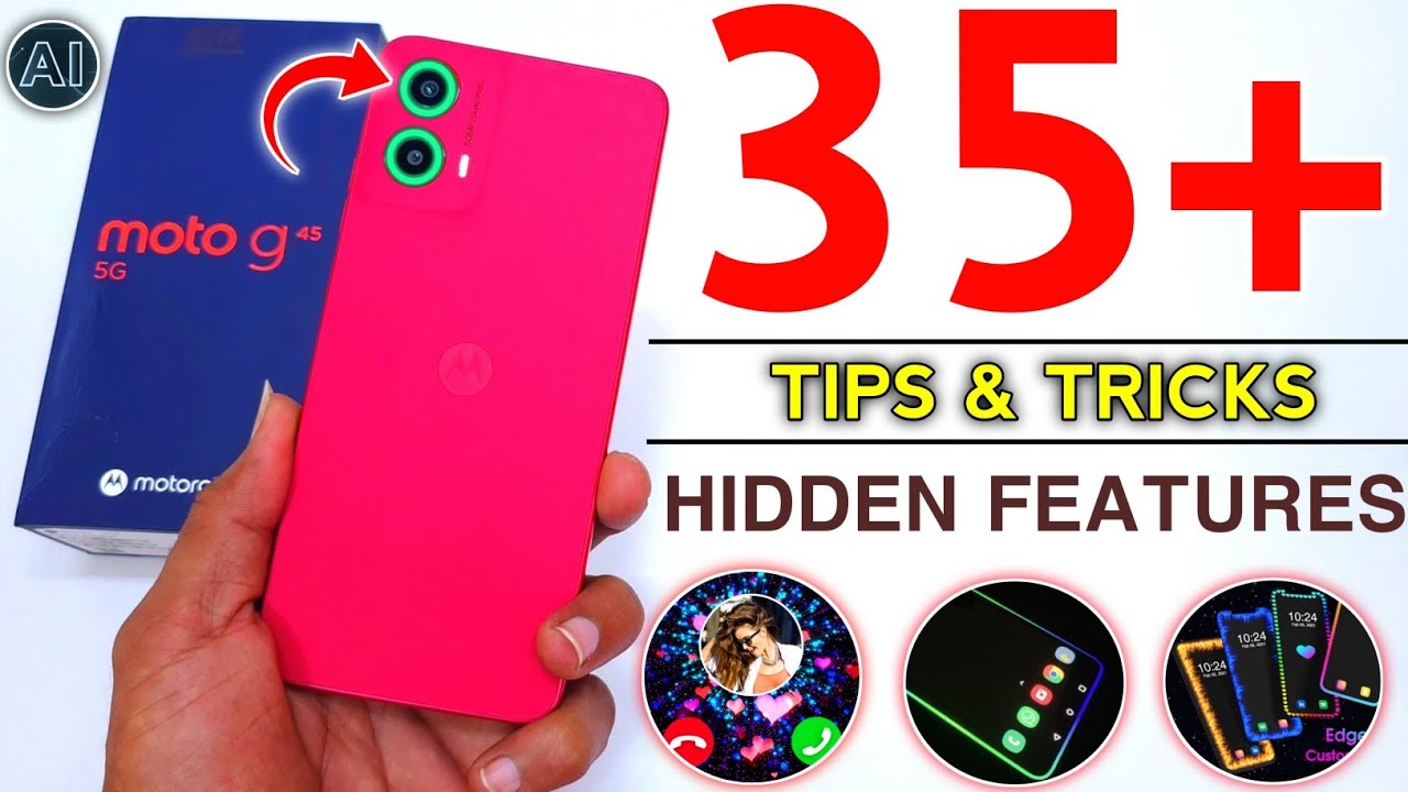 Moto G45 5G Tips And Tricks In English | Moto G45 Tips And Tricks | Top 35+