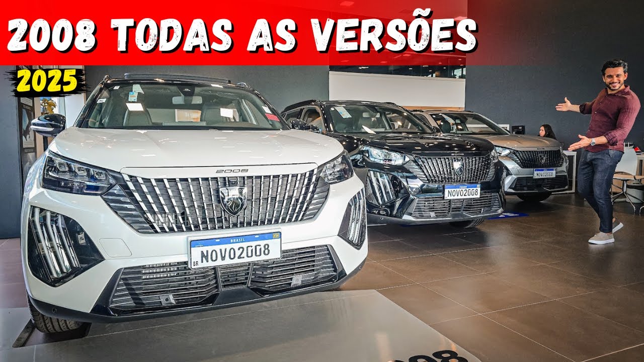 2008 comparativo de todas as versões e preços