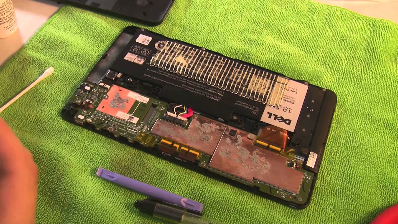 Dell Venue Pro 8 - Copper Shim Heatsink Mod Guide + Results