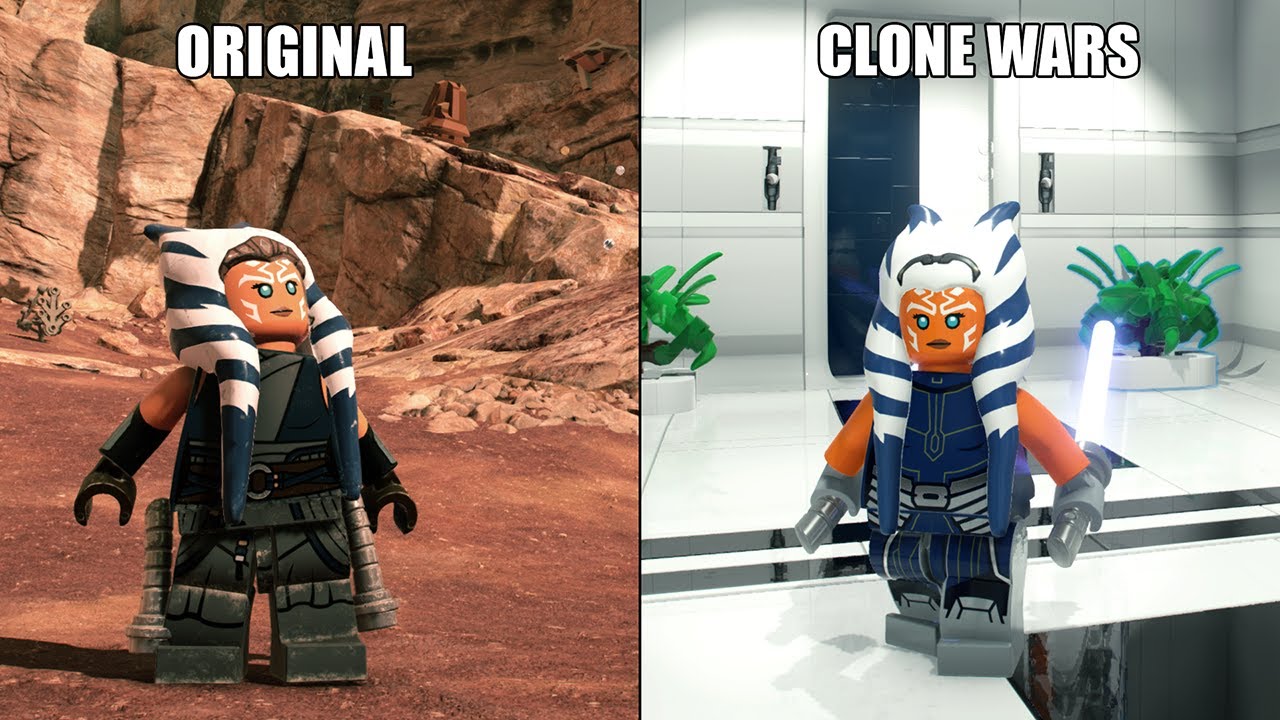 AHSOKA TANO (CLONE WARS) in LEGO Skywalker Saga!! [MOD]