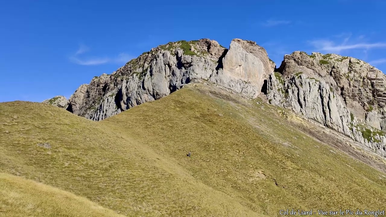 Pic de Ronglet depuis les Gorges du Bitet