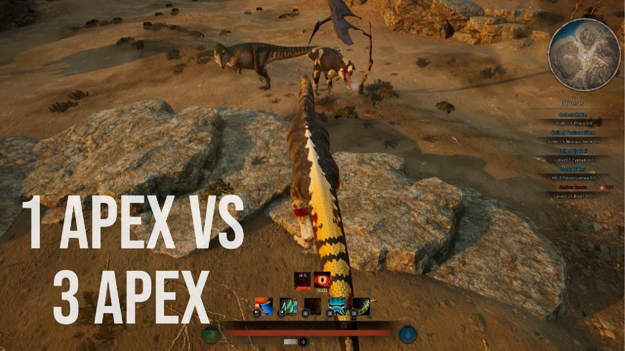 TOXIC !! Cus I Fight 3 Apex As Tyrannotitan ..