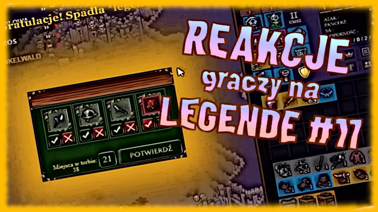 Margonem - Reakcje graczy na legende #11 (Nikt Taki, Karisto, Alle, Lance, Ditch, Rajdens)