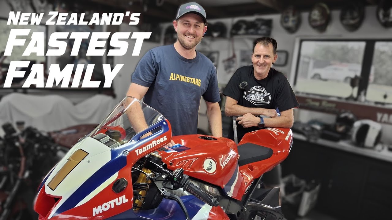 The FASTEST FAMILY in New Zealand. Mitch and Tony Rees talk TT, NW200, World SBK and breaking bones