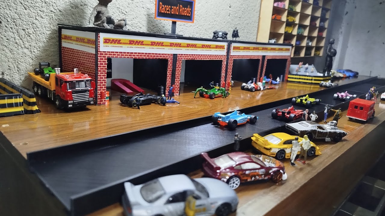 DIORAMAS PARA MINIATURAS HOTWHEELS E OUTRAS MARCAS NA ESCALA 1:64.